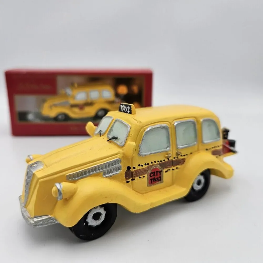 The Village Collection St Nicholas Square City Taxi‎ Vintage Christmas